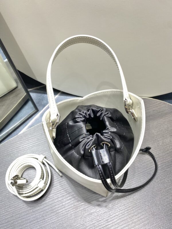 Givenchy Mini Cut Out Bucket Bag - White - Image 3