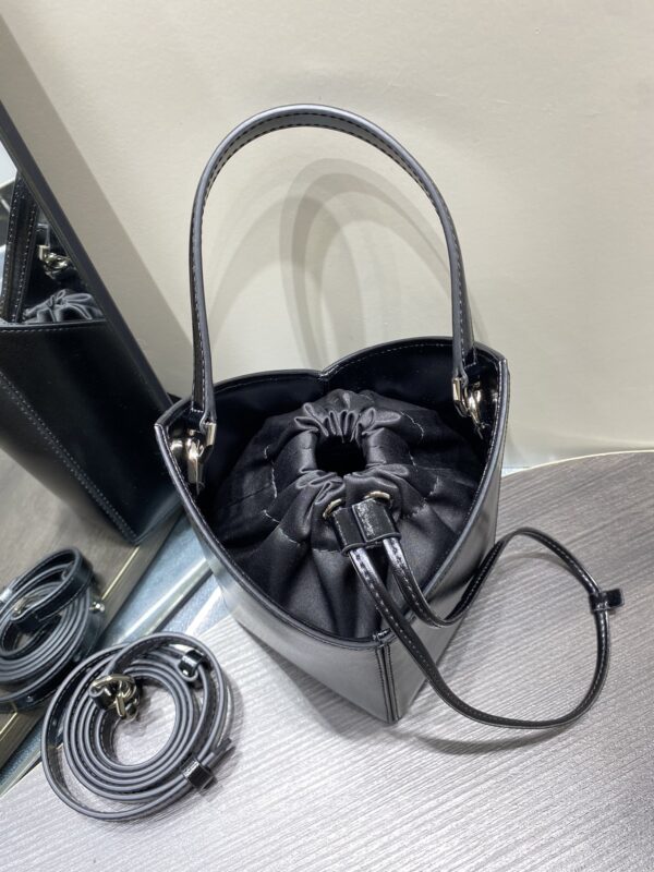 Givenchy Mini Cut Out Bucket Bag - Black - Image 3