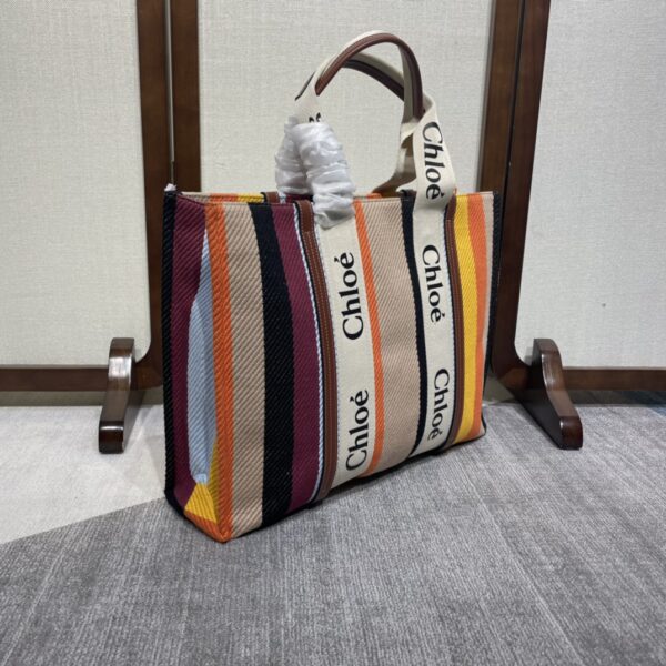 Chloe Rainbow Woody Large Tote Bag - Image 5