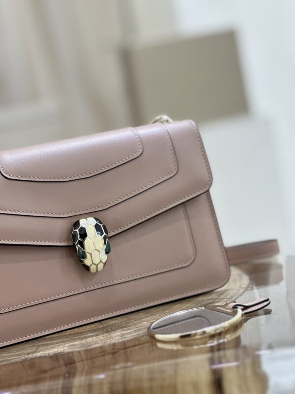 Bulgari Serpenti Forever Shoulder Bag - Milk Tea - Image 3