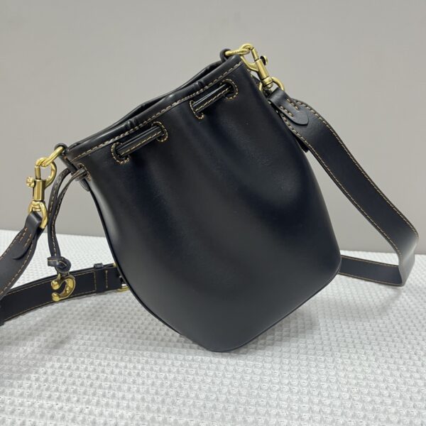 Coach Camila Mini Bucket Bag - Black - Image 2