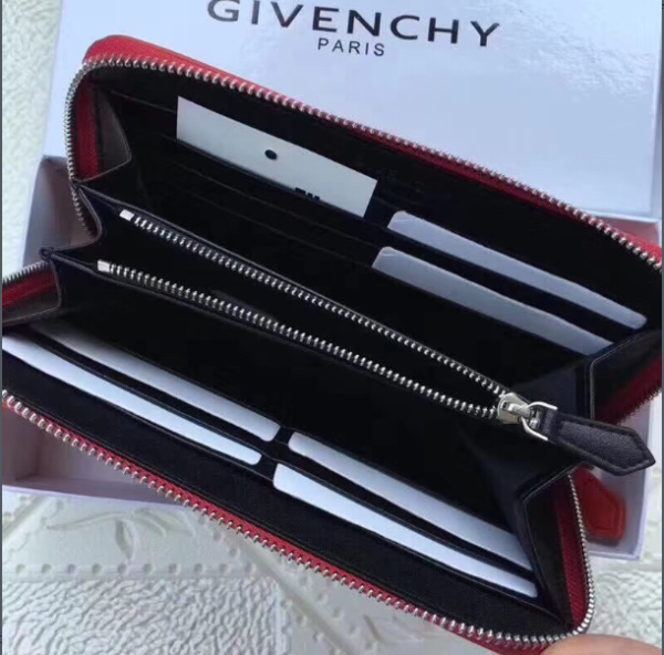 Givenchy Long Single-pull Wallet - Red - Image 2