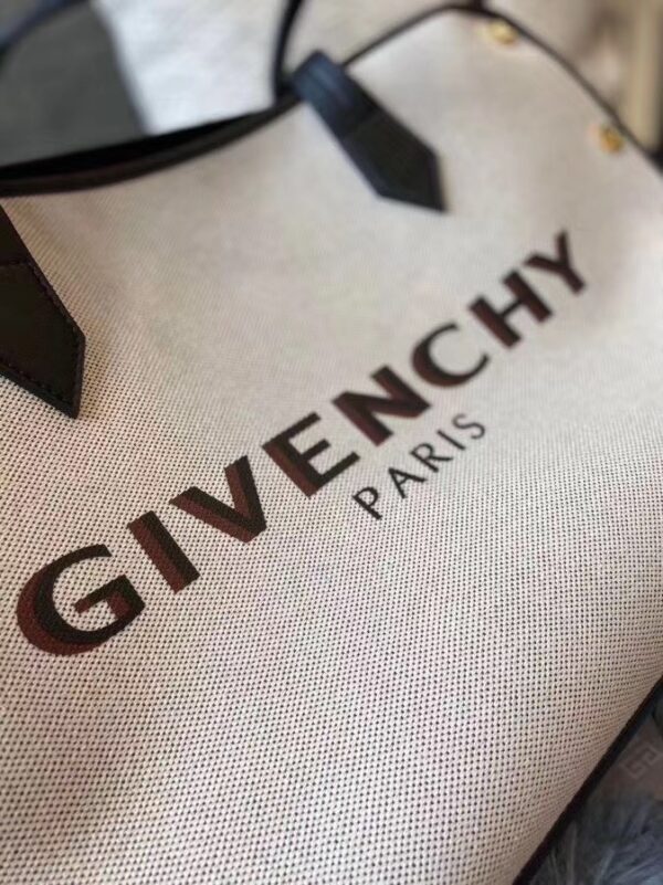 Givenchy Bond Canvas Shopping Bag - Black - Image 2