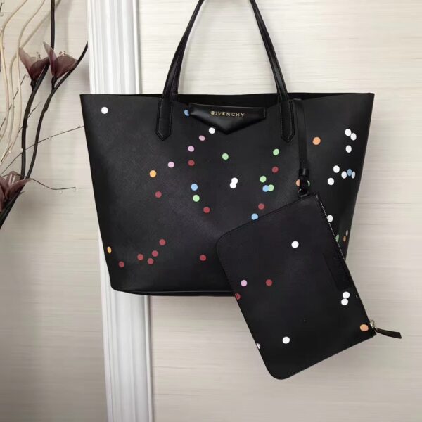 Givenchy Multidots Letter Shopping Bag - Black - Image 3