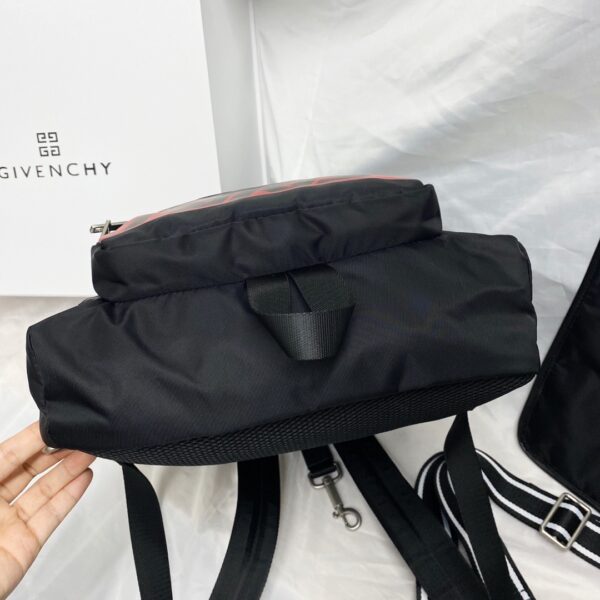 Givenchy Multifunctional Backpack - Black/ Red - Image 3