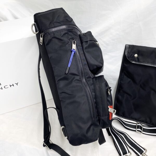 Givenchy Multifunctional Backpack - Black/ Red - Image 5