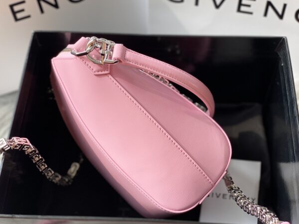 Givenchy Antigona Lock Irregular Chain Bag - Pink - Image 5