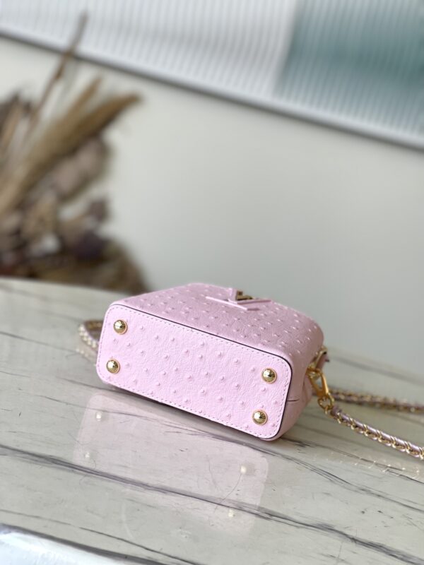 Louis Vuitton Noble Crocodile  Pink Super Mini Handbag - Image 3